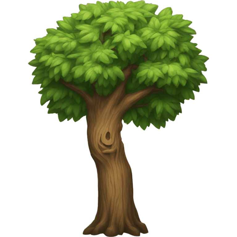 tree on shield emoji