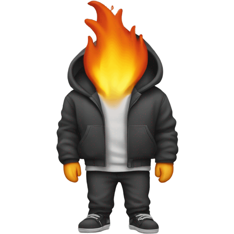 guy with his pants on fire emoji