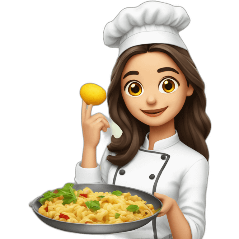 Alia bhatt as chef emoji