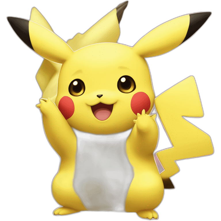 Pikachu béer and pichu emoji