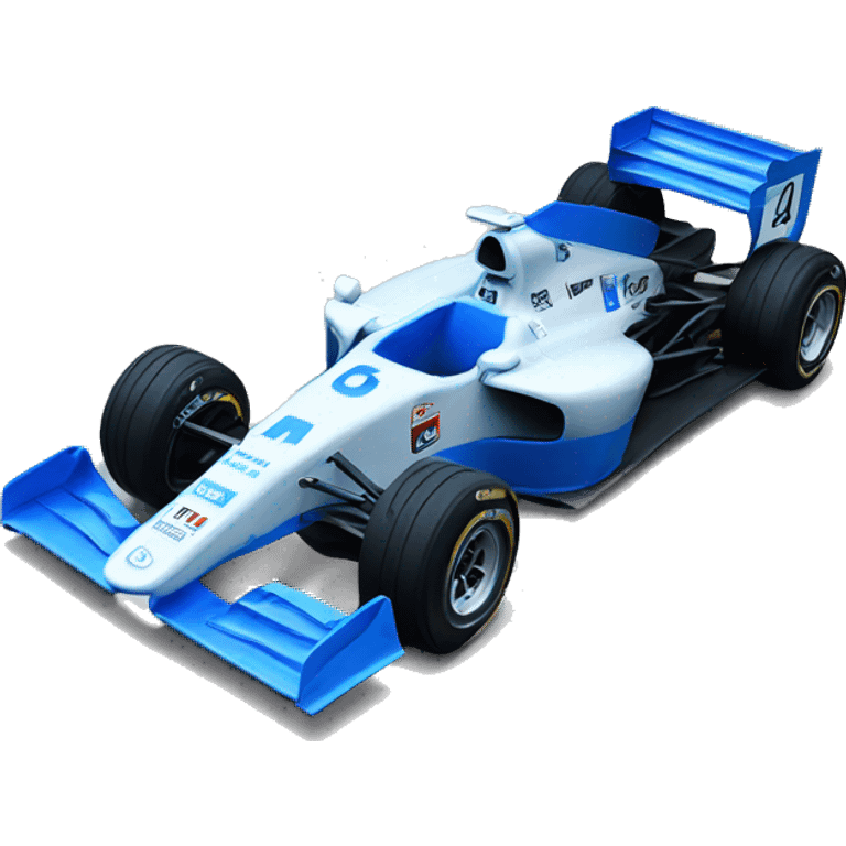 f1 car dak blue emoji