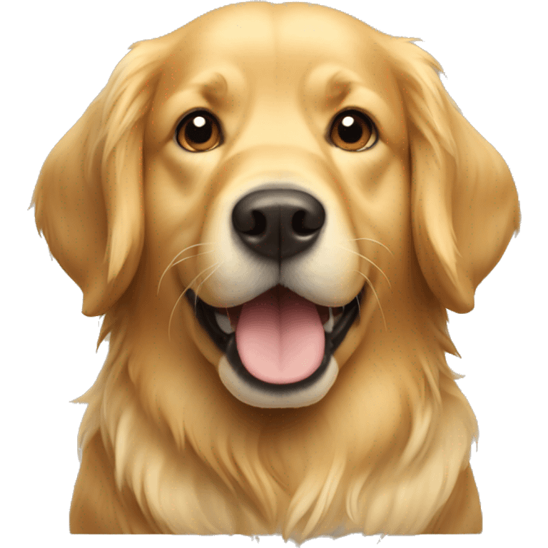 golden retriever dog emoji