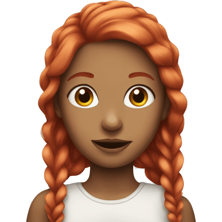 girl with red hair emoji