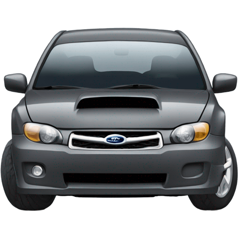 Dark Grey Subaru Impreza hatchback  emoji