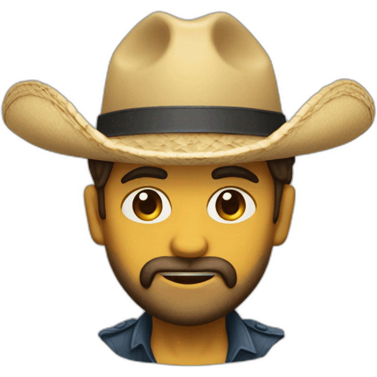 Leon con sombrero  emoji