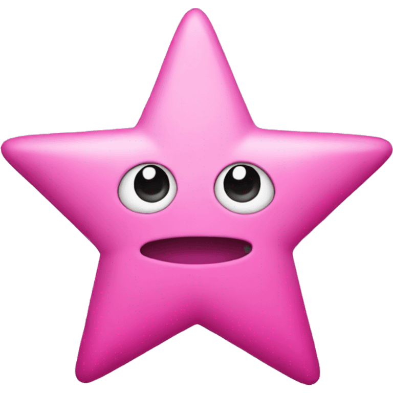 pink star  emoji