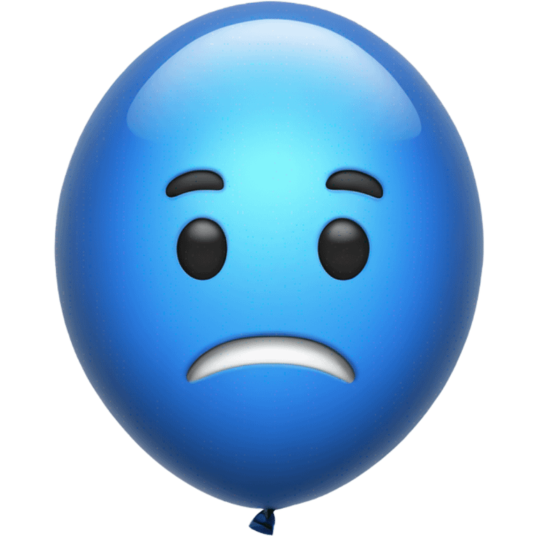 blue balloon emoji