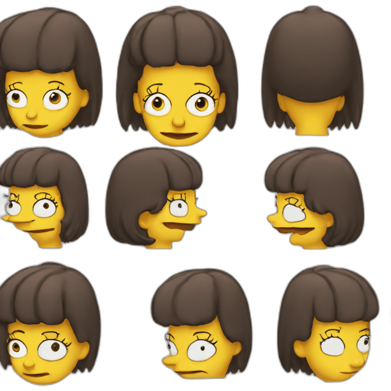 lisa simpsons emoji