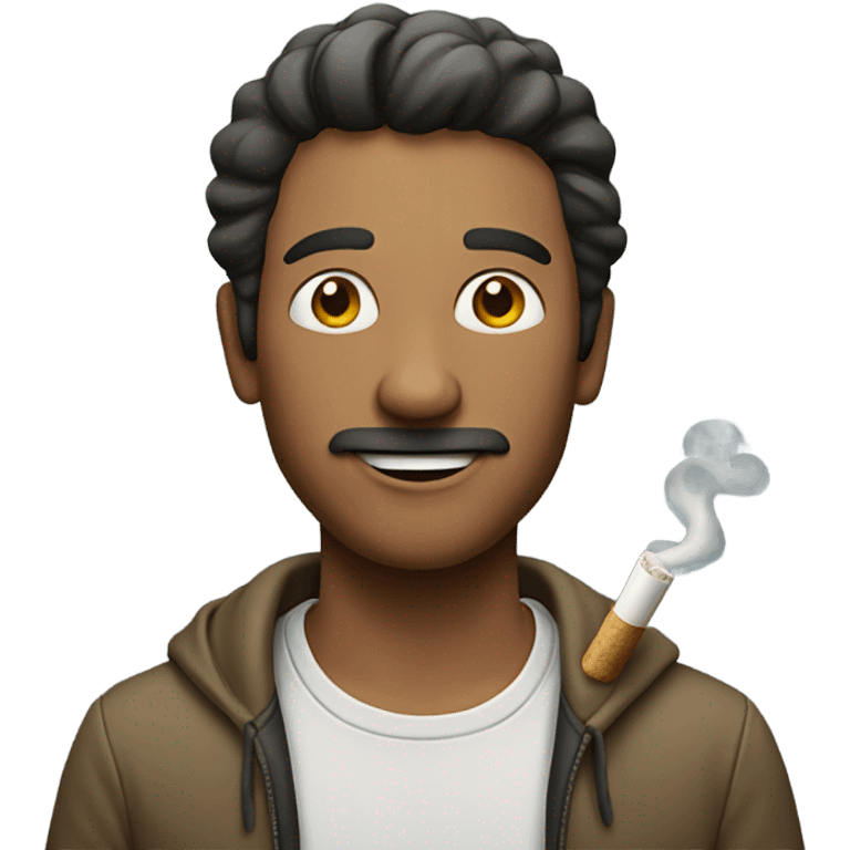 Man with joint emoji