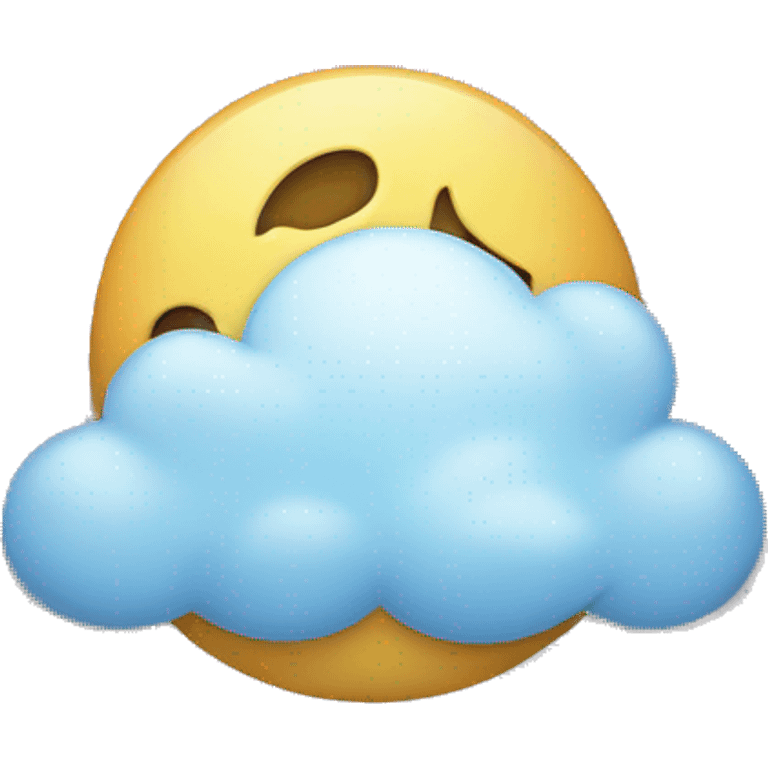 Moon + cloud + star emoji