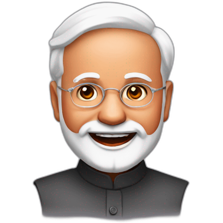 Excited Narendra Modi emoji