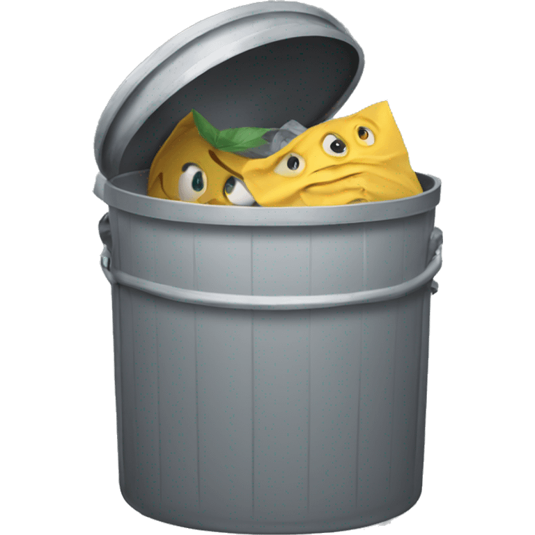 trash can  emoji