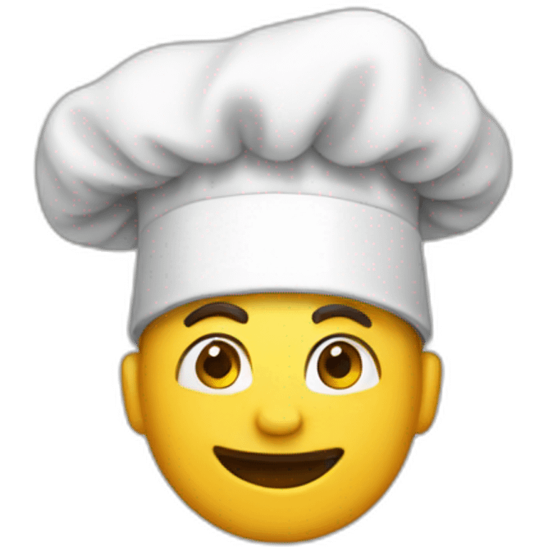 headwear chef emoji