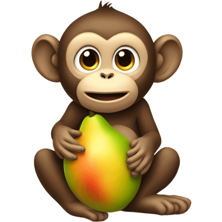 monkey mango emoji