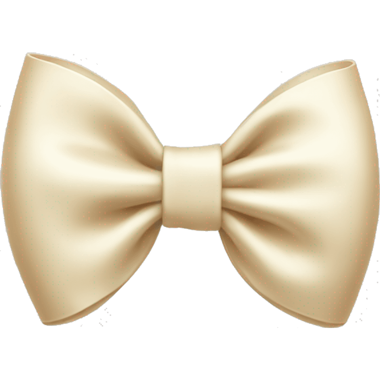 Cream Bow  emoji