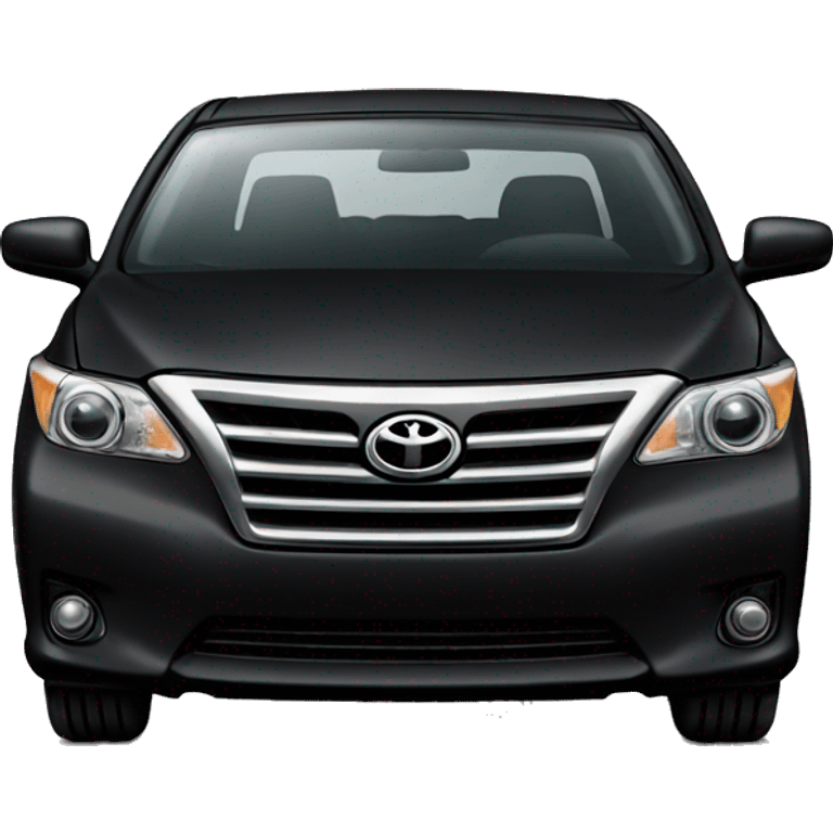 a black toyota sedan emoji