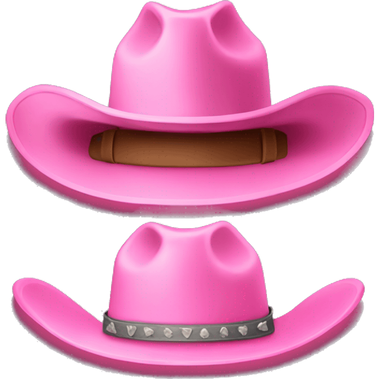 pink cowboy hat emoji