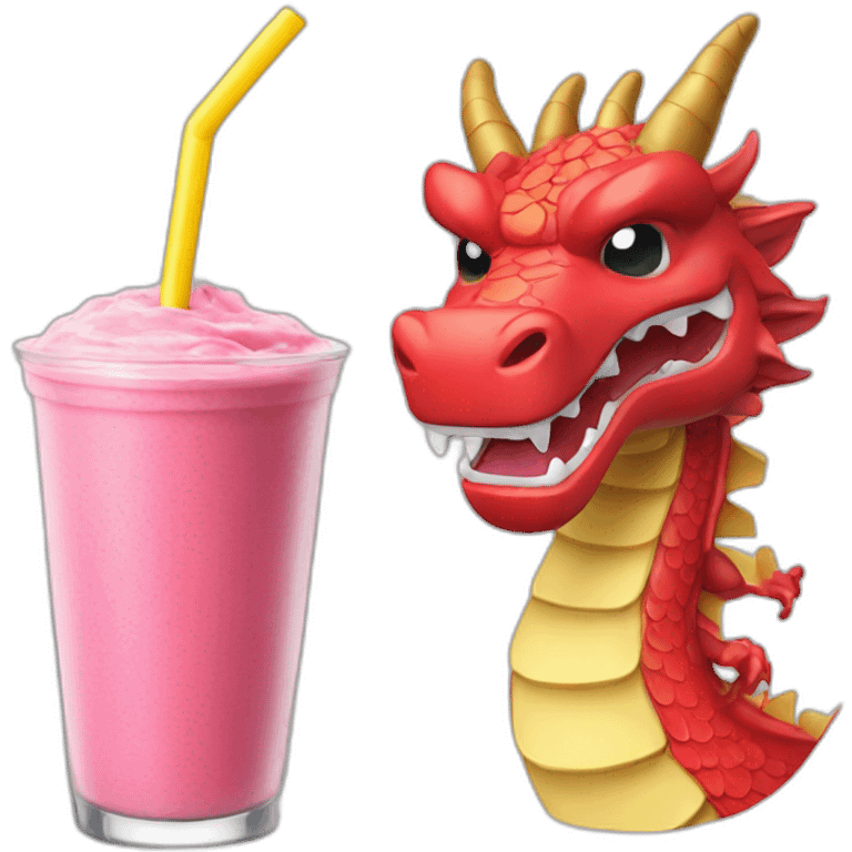 chinese dragon drink smoothie emoji