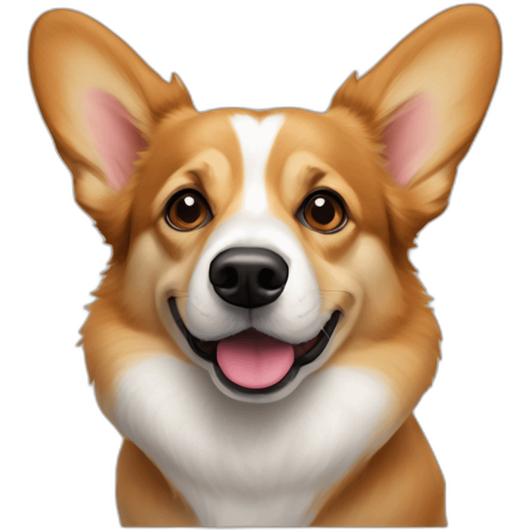 Browncoat short legs ears down eastern-European-street-dog corgi mix queen anne’s legs emoji