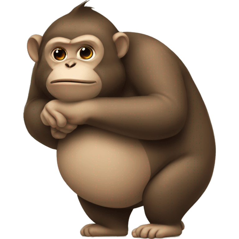 fat monkey emoji