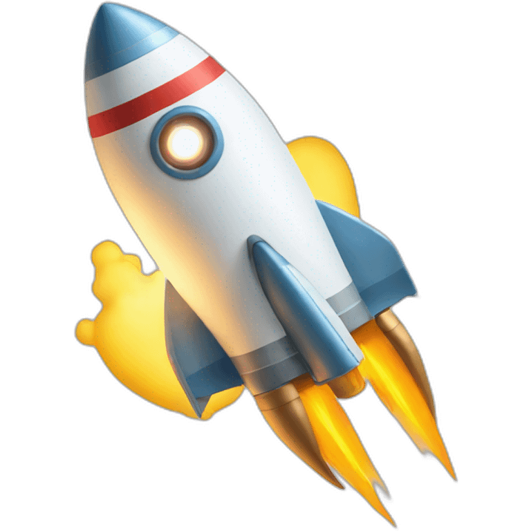 checking rocket emoji