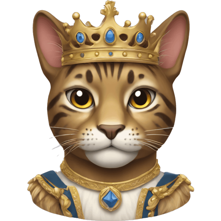 A big royal cat emoji