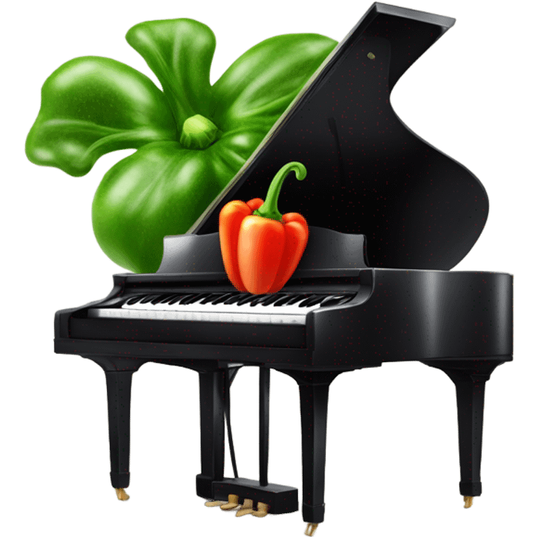 https://www.emojis.com/emoji/red-bellpepper-oeojAZUfnW6 on https://www.emojis.com/emoji/piano-kmBxrMiq4M1  emoji