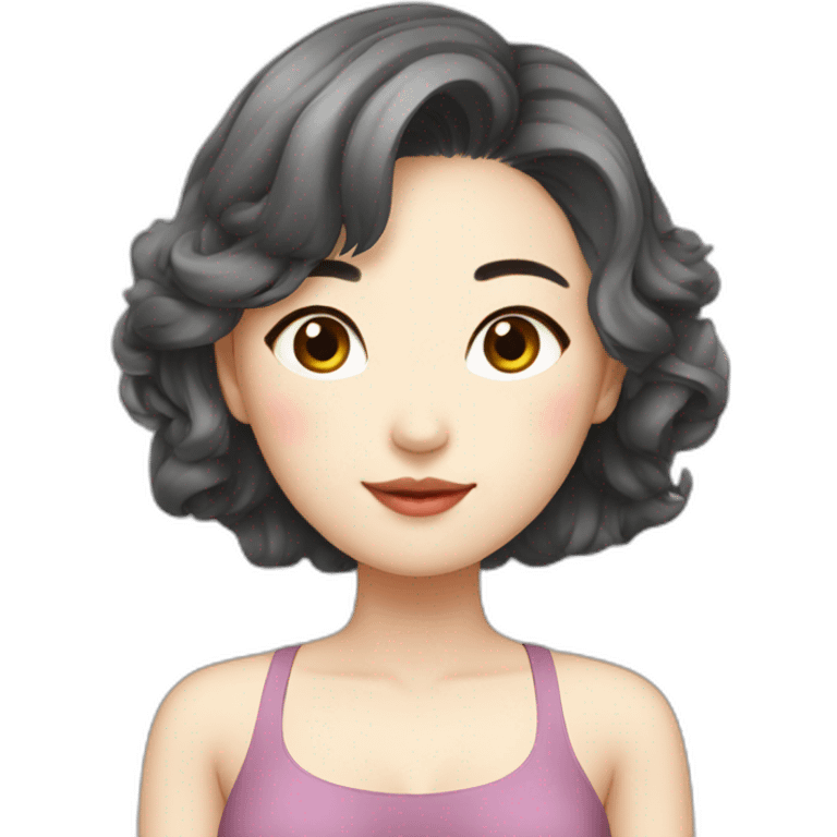 Sexy Korean girl emoji