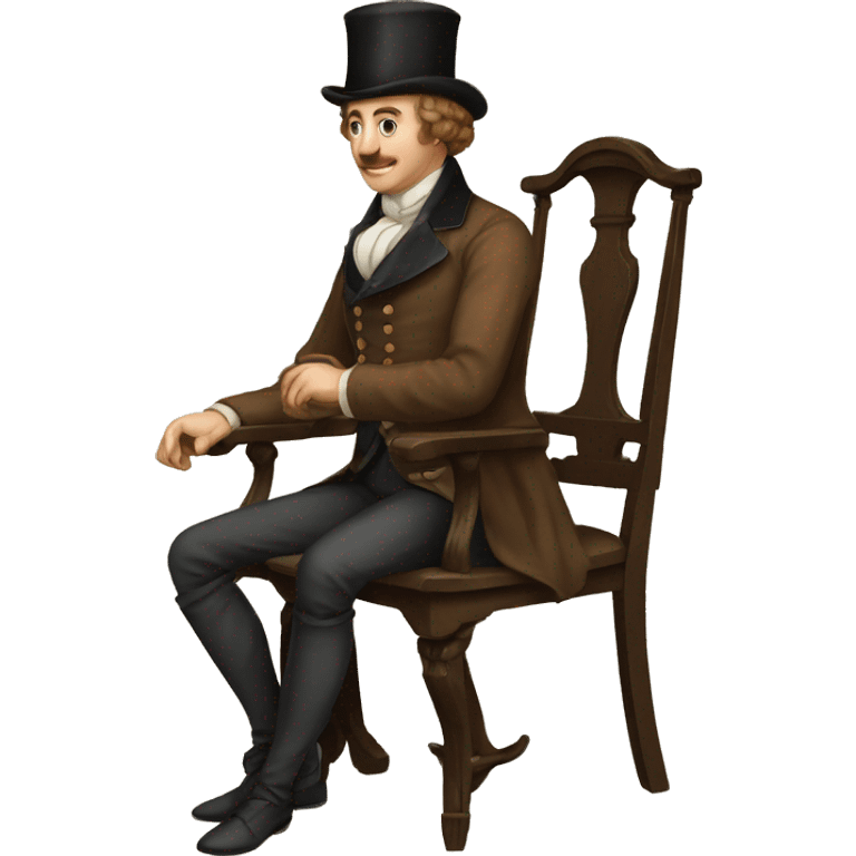 british person 1800s seating emoji