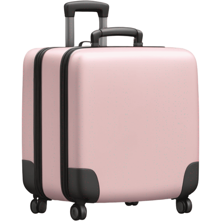 modern light pink suitcase emoji