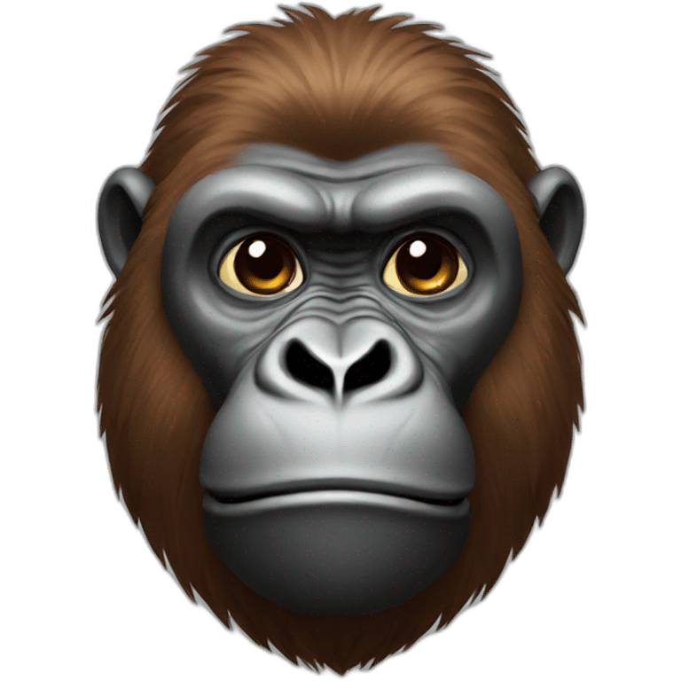 Brown Gorilla emoji