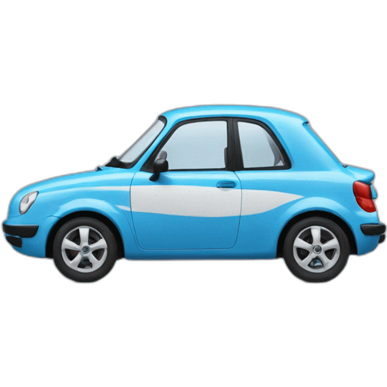 Smurf car emoji