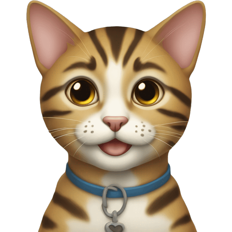 Шотландская кошка emoji