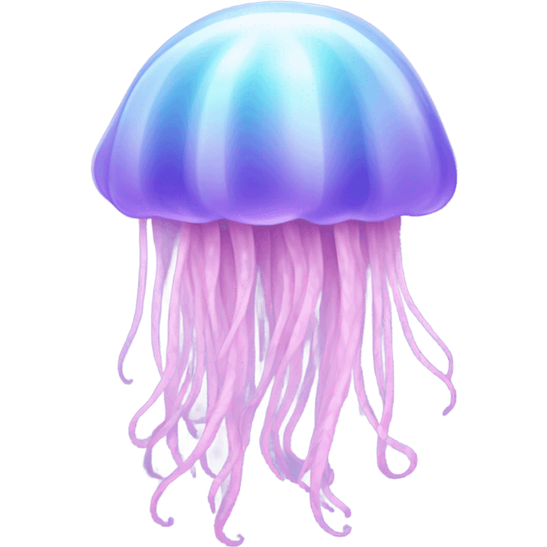 Cotton candy jellyfish  emoji