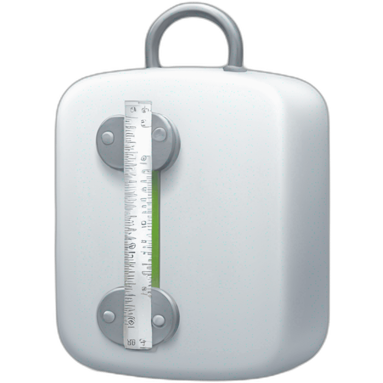 weight, measurement, white emoji