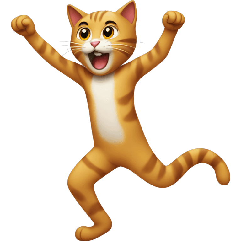 The cat's dancing emoji