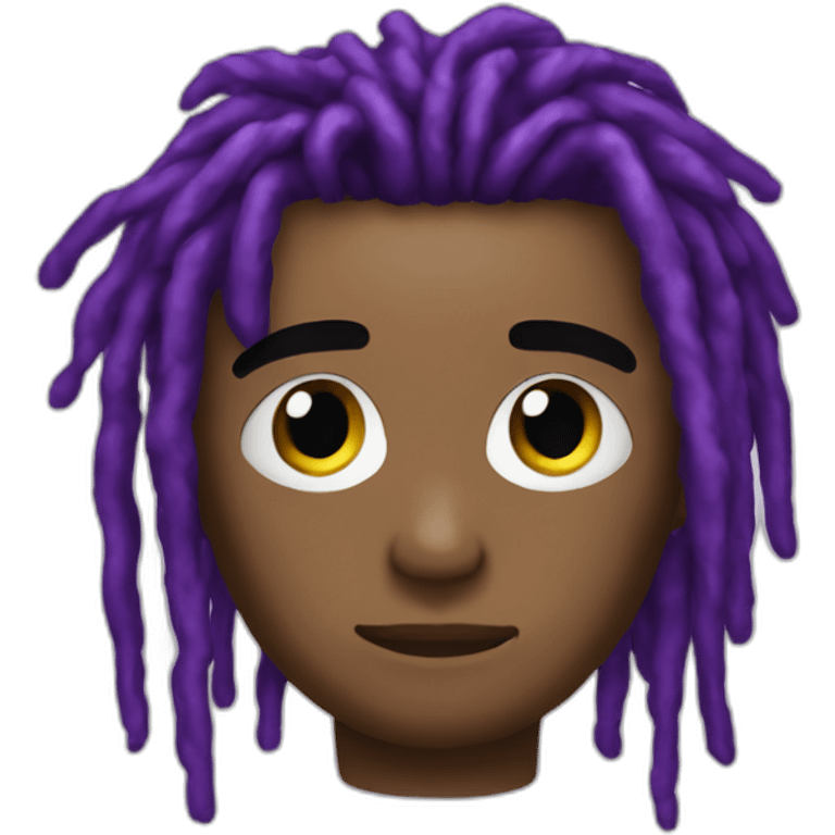 lil uzi purple dreads emoji