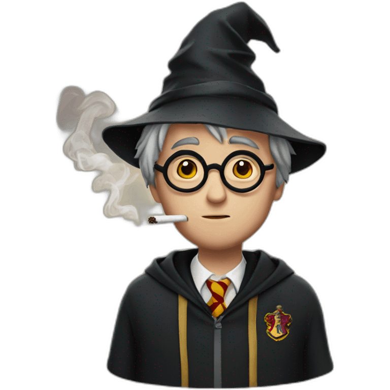 Harry potter smoking emoji