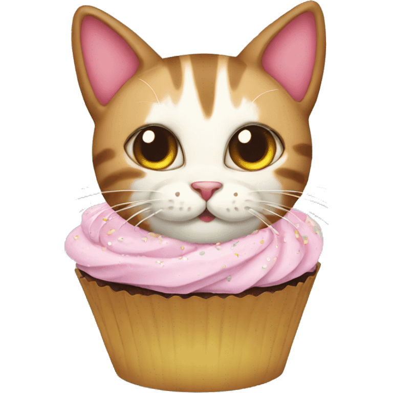 cupcake cat emoji