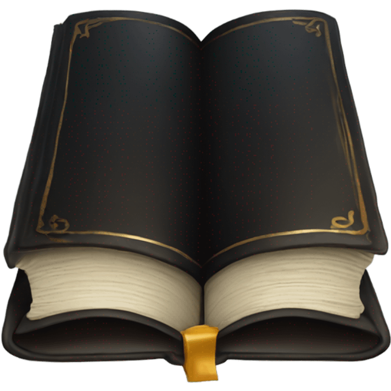 luxury dark book emoji