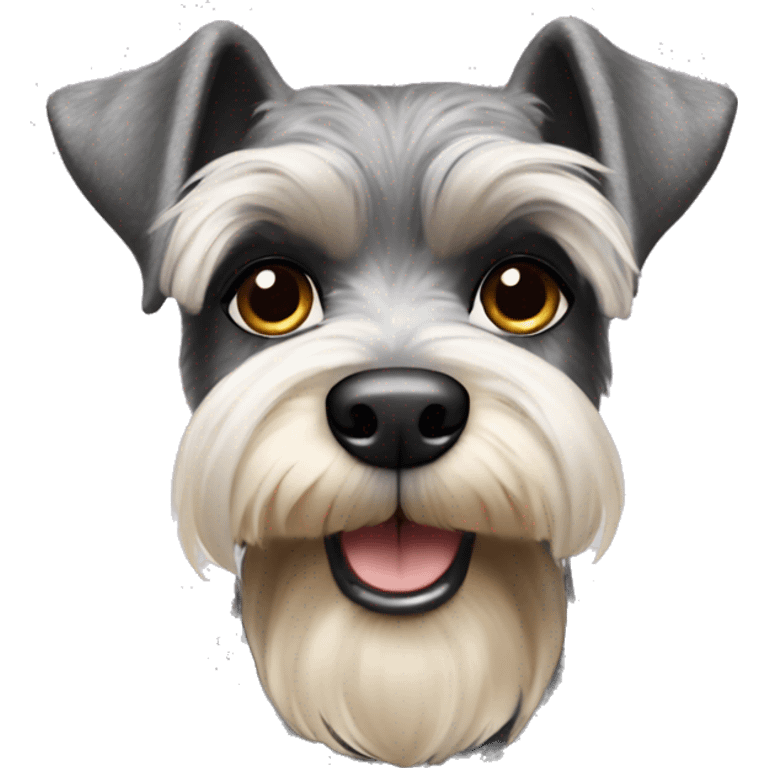 Schnauzer wearing UGG boots emoji