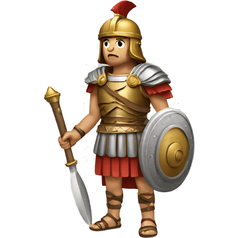 roman warrior with salt dispenser emoji