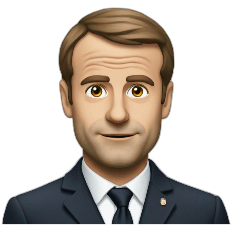 Macron  qui fume emoji