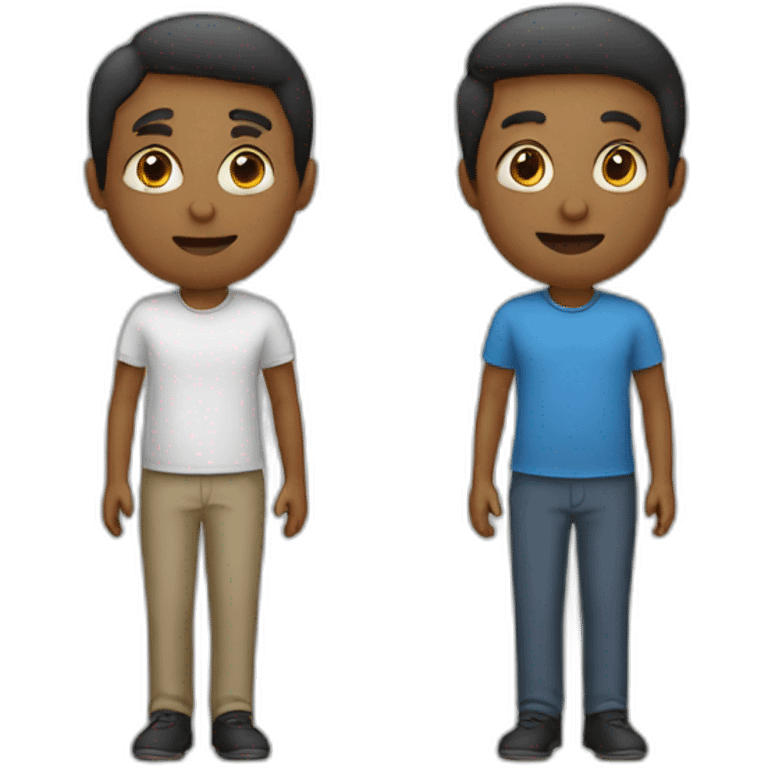 two persons speaking emoji