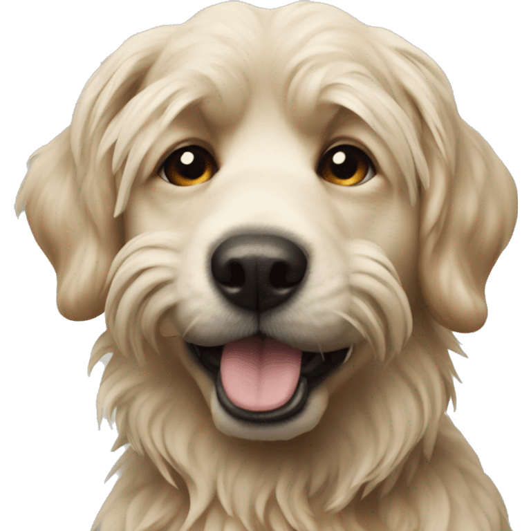 realistic dog close up emoji