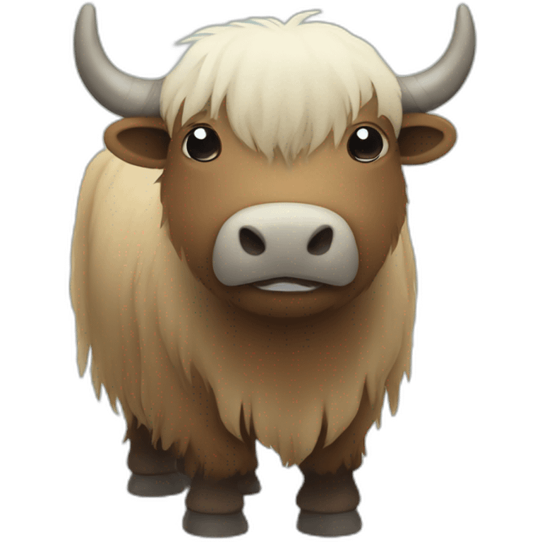 cute yak emoji