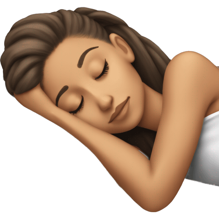 ariana grande sleeping emoji