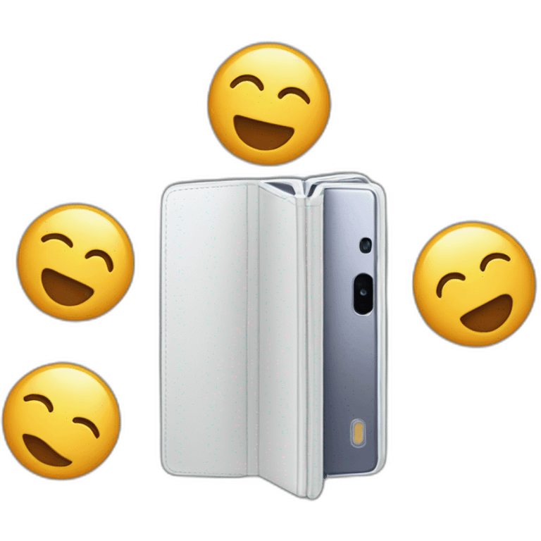 Samsung Galaxy fold emoji