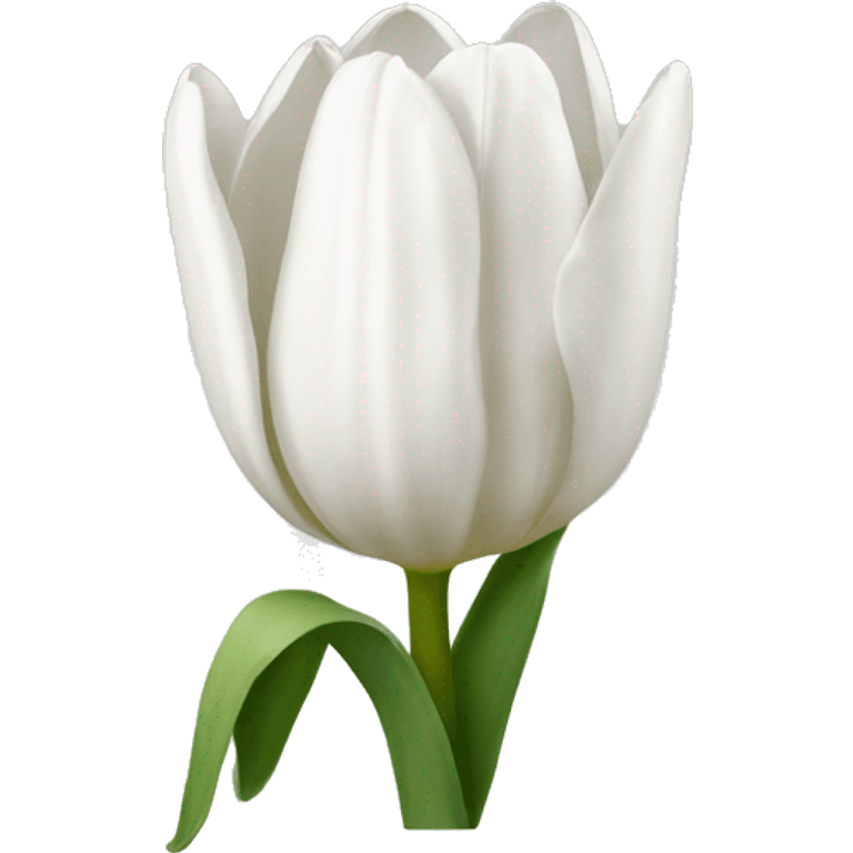 White tulipánov emoji