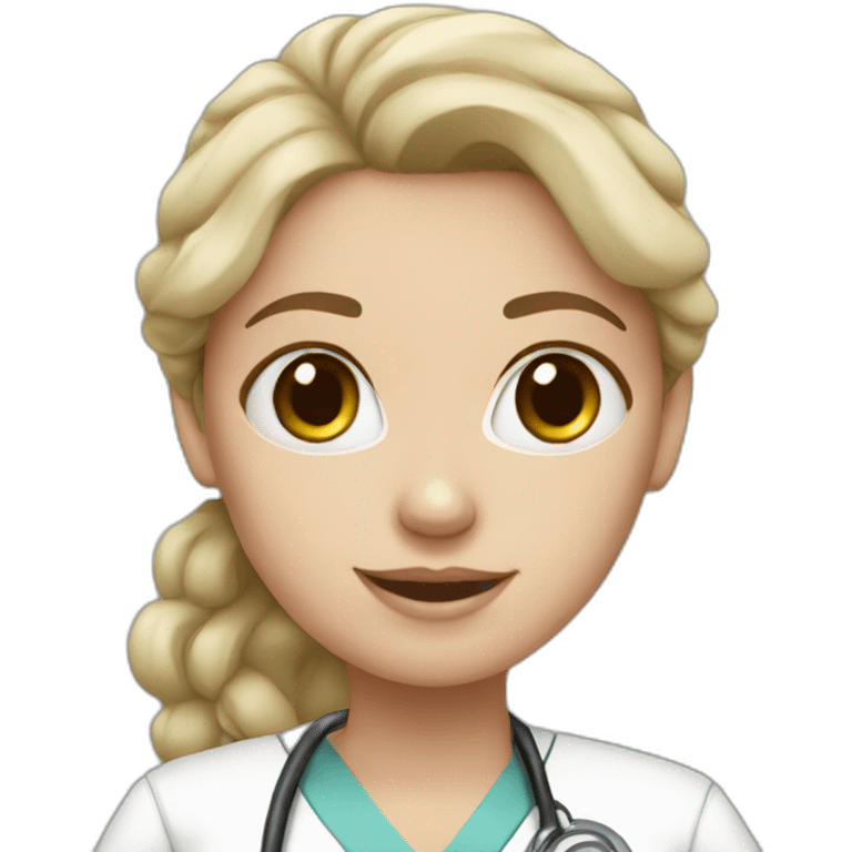 nurse white girl emoji